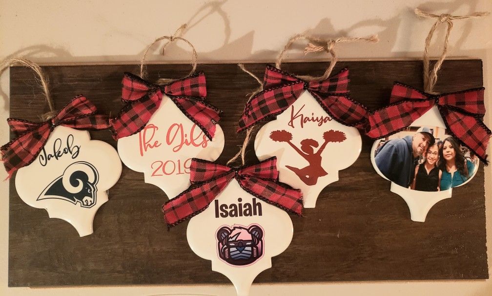 Personalized Ceramic Ornaments