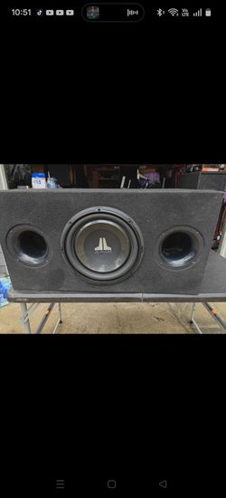 JL Audio 12" sub in large Ported box
