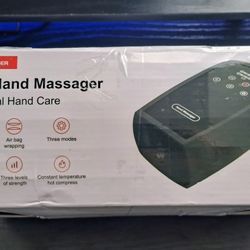 Cordless Smart Hand Massager With Heat And Compression Open Box New 