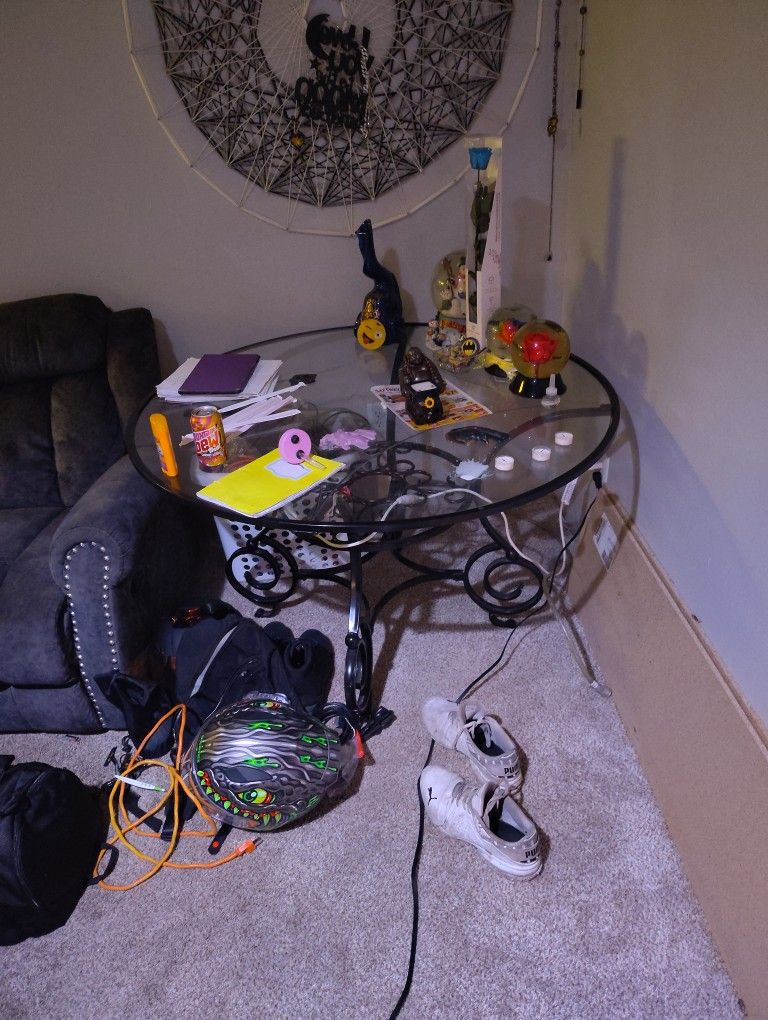 Nice Heavy Table And Couch 