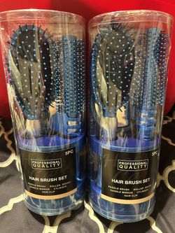 Brand New 5 Pc Hair Brush Set
