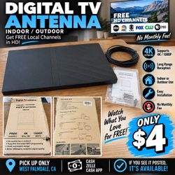 📺 DIGITAL HDTV ANTENNA — ONLY $4!