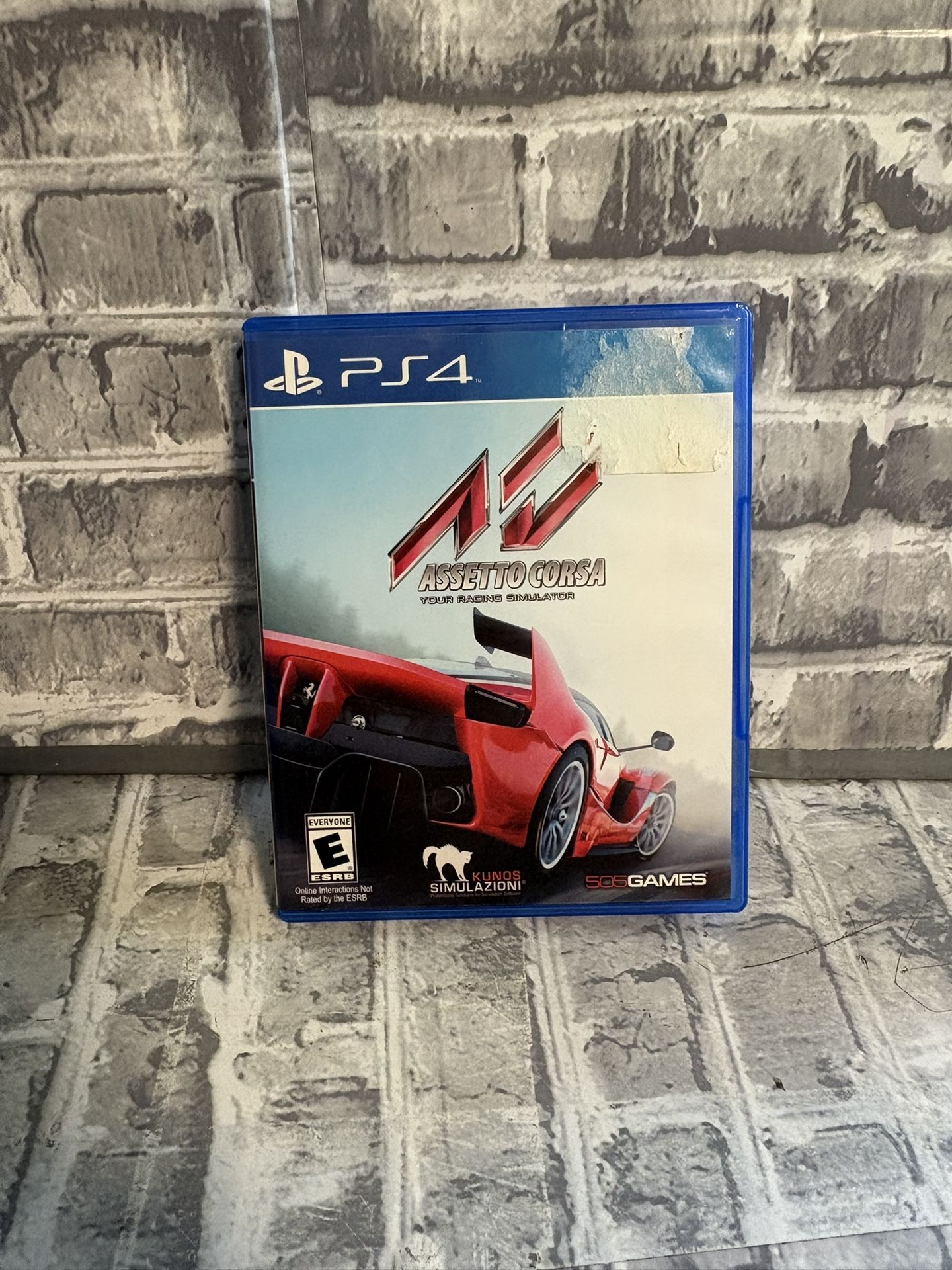 Assetto Corsa PS4 (Sony PlayStation 4) Racing Simulator Complete w/Manual
