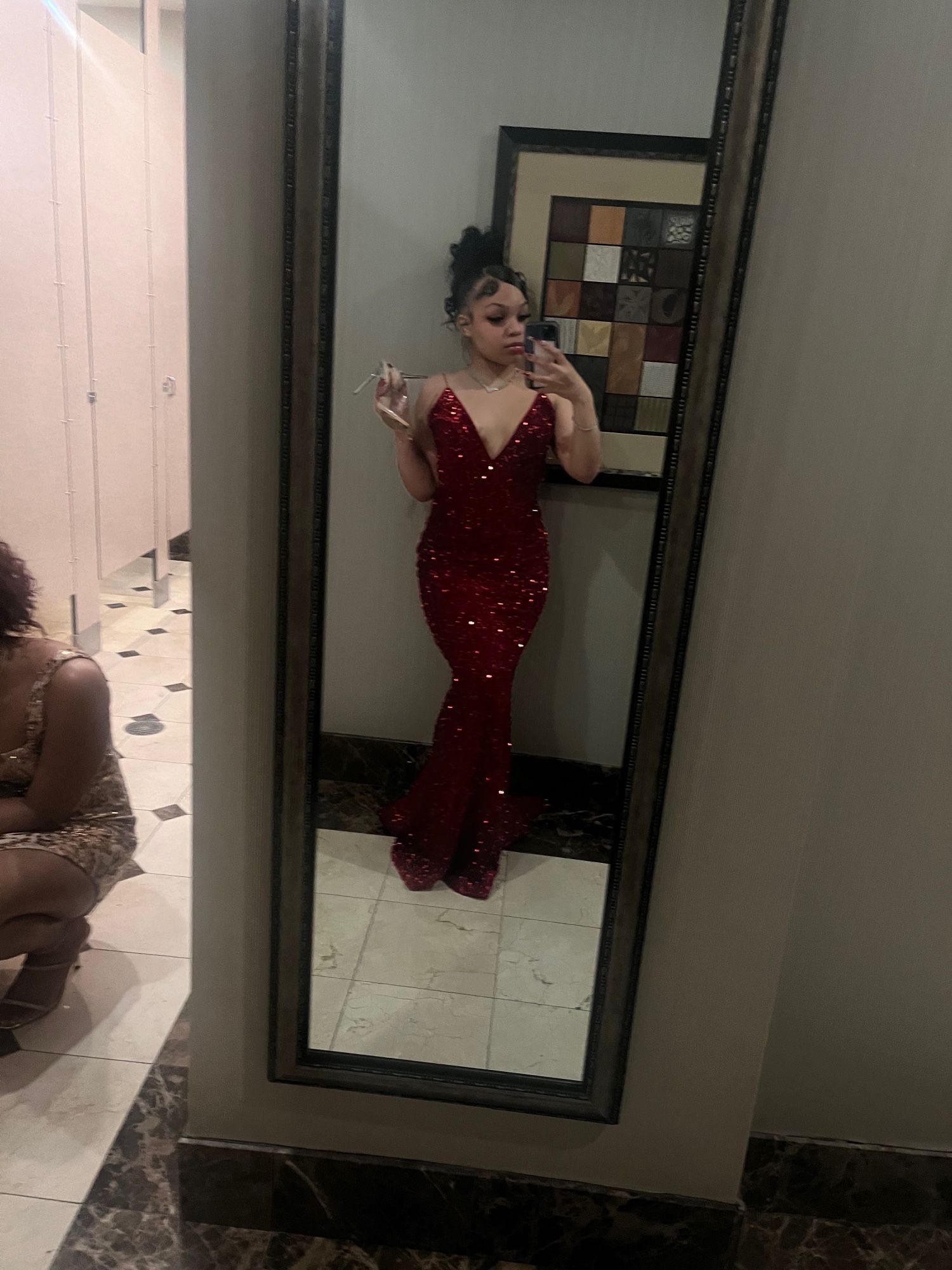 Red Prom Dress Size Small
