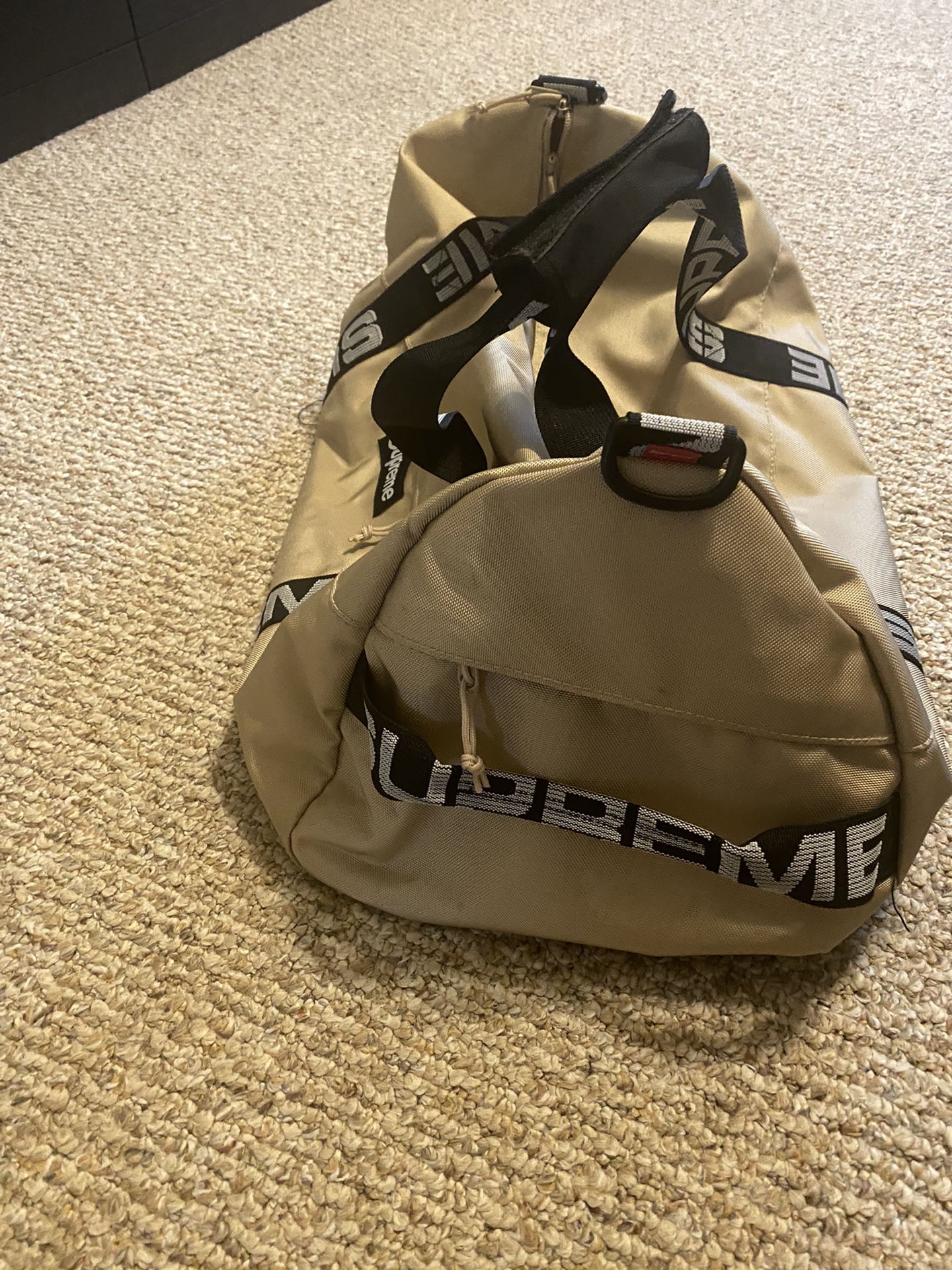 Supreme Tan Duffle Bag (SS21)