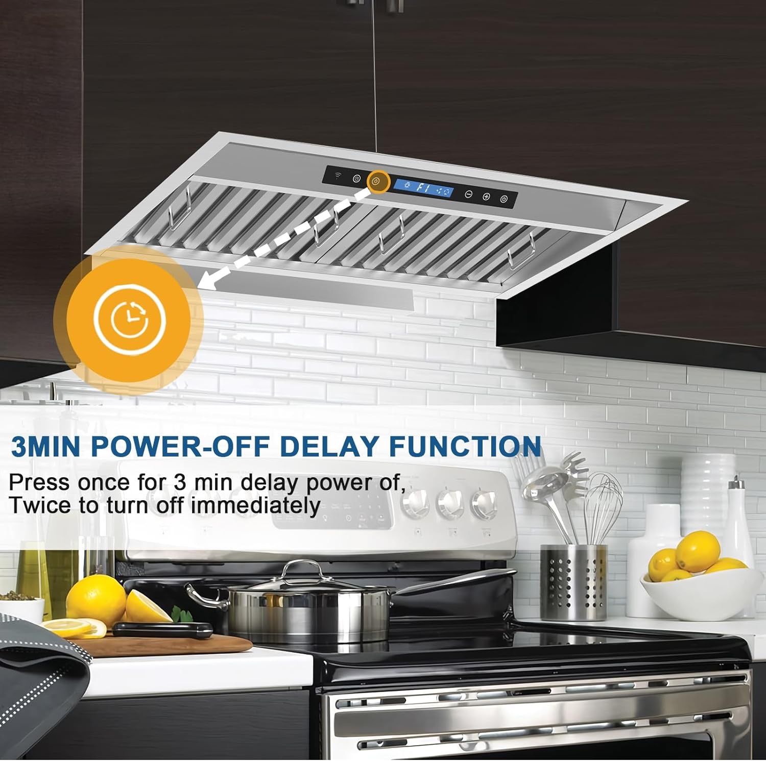 Home Beyond 28-inch Insert/Built-in Range Hood | 600 CFM