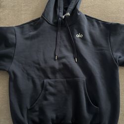 Alo Navy Blue Hoodie
