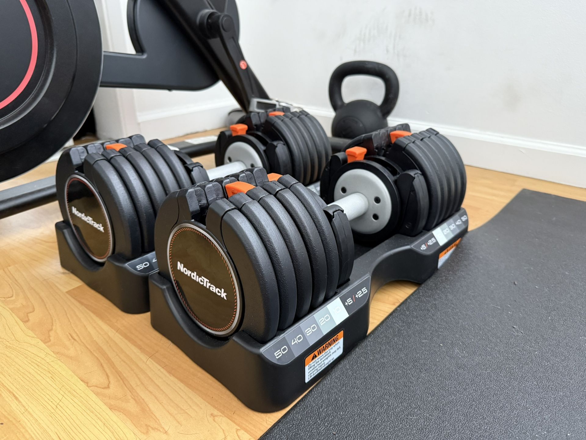Nordic Track Up To 55 LB. (SELECT-A-WEIGHT) DUMBBELLS