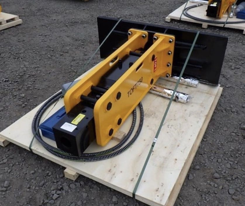 Concrete attachment Toft 750 Skidster breaker