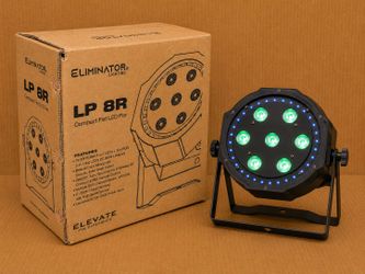 Eliminator Lighting LP 8R Wireless Remote Control  RGBW LED Par 60 Watts Ring LED DMX 🚨 No Credit Needed 🚨