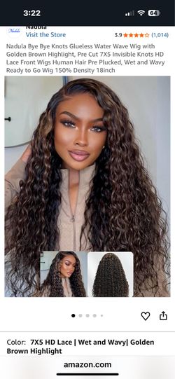 Color: 7X5 HD Lace | Golden Brown Highlight