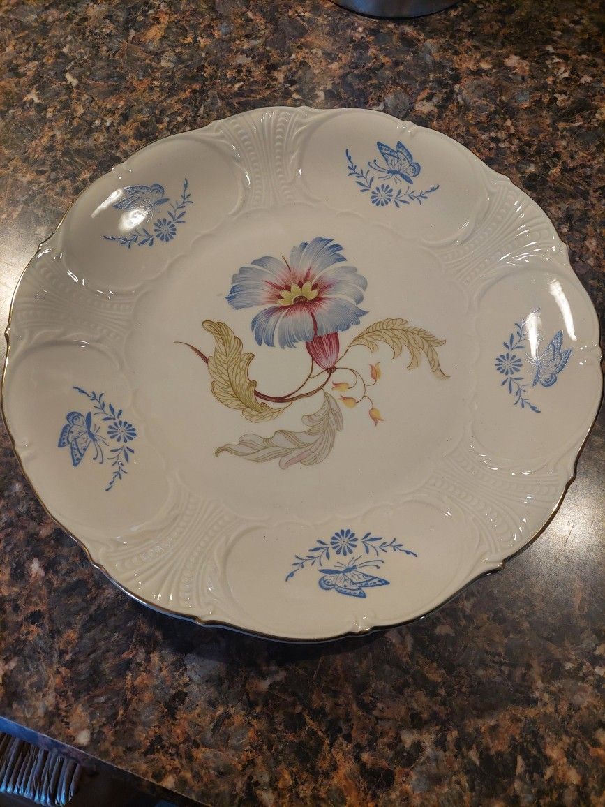 Bavarian Porcelain Plate