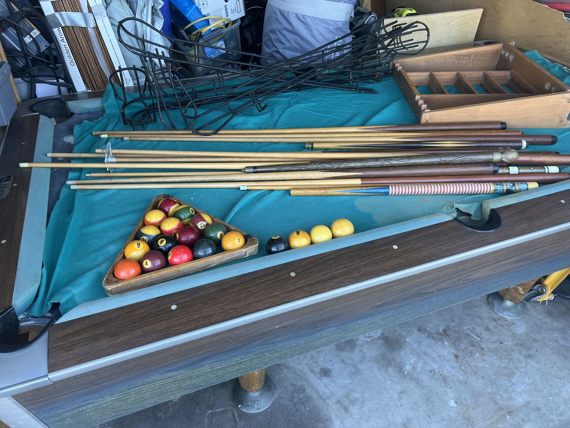 Free Pool Table - Needs Refurbishing - Structurally Sound
