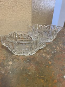 Vintage Rose Etched Creamer & Sugar Bowl Set