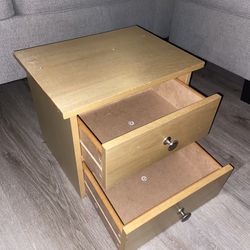 Small Wooden Stackable 2 Drawer Organizer
