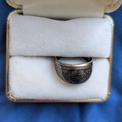 Silver ring,925, vintage, size 7