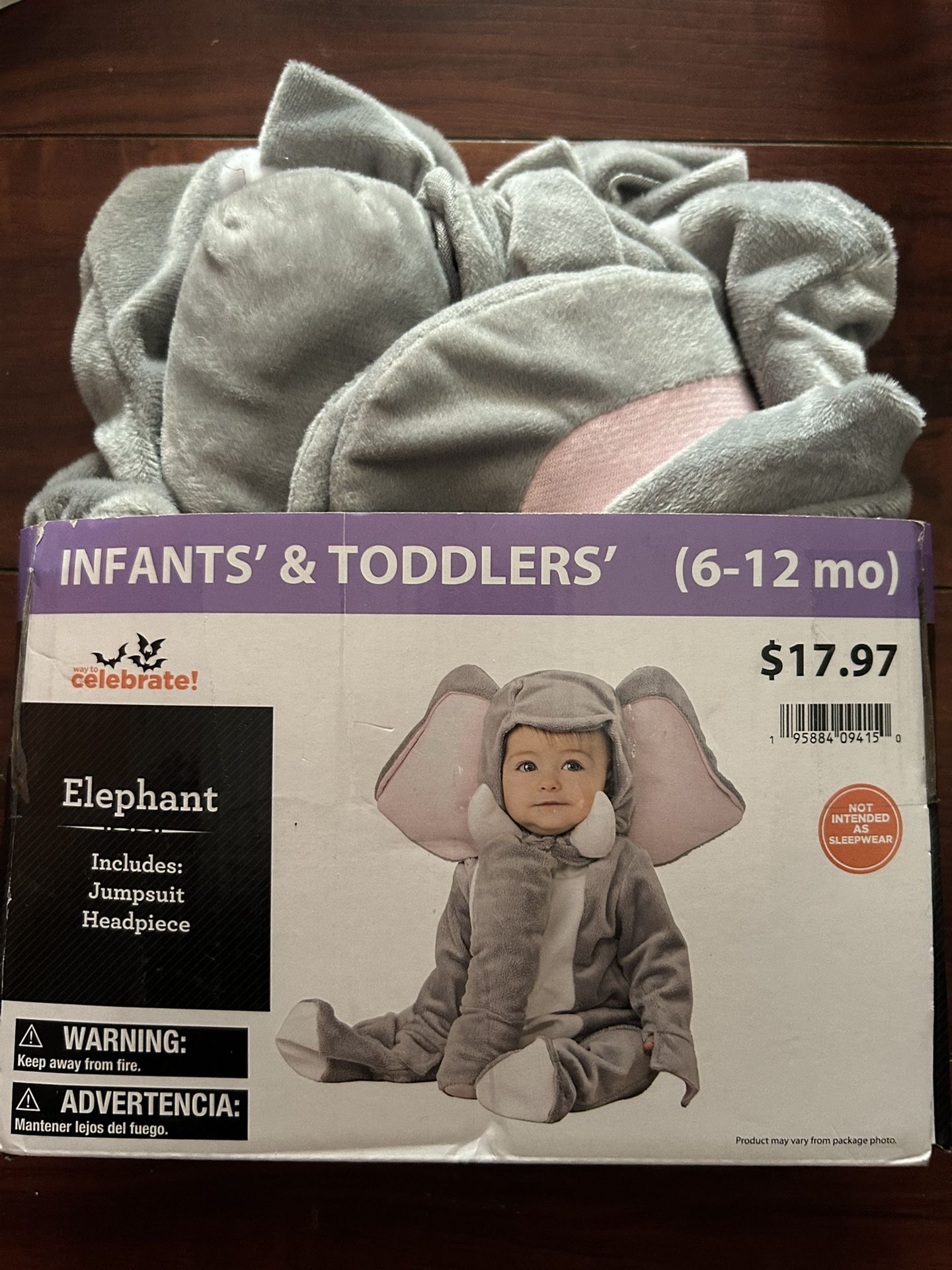 Infant Elephant Costume