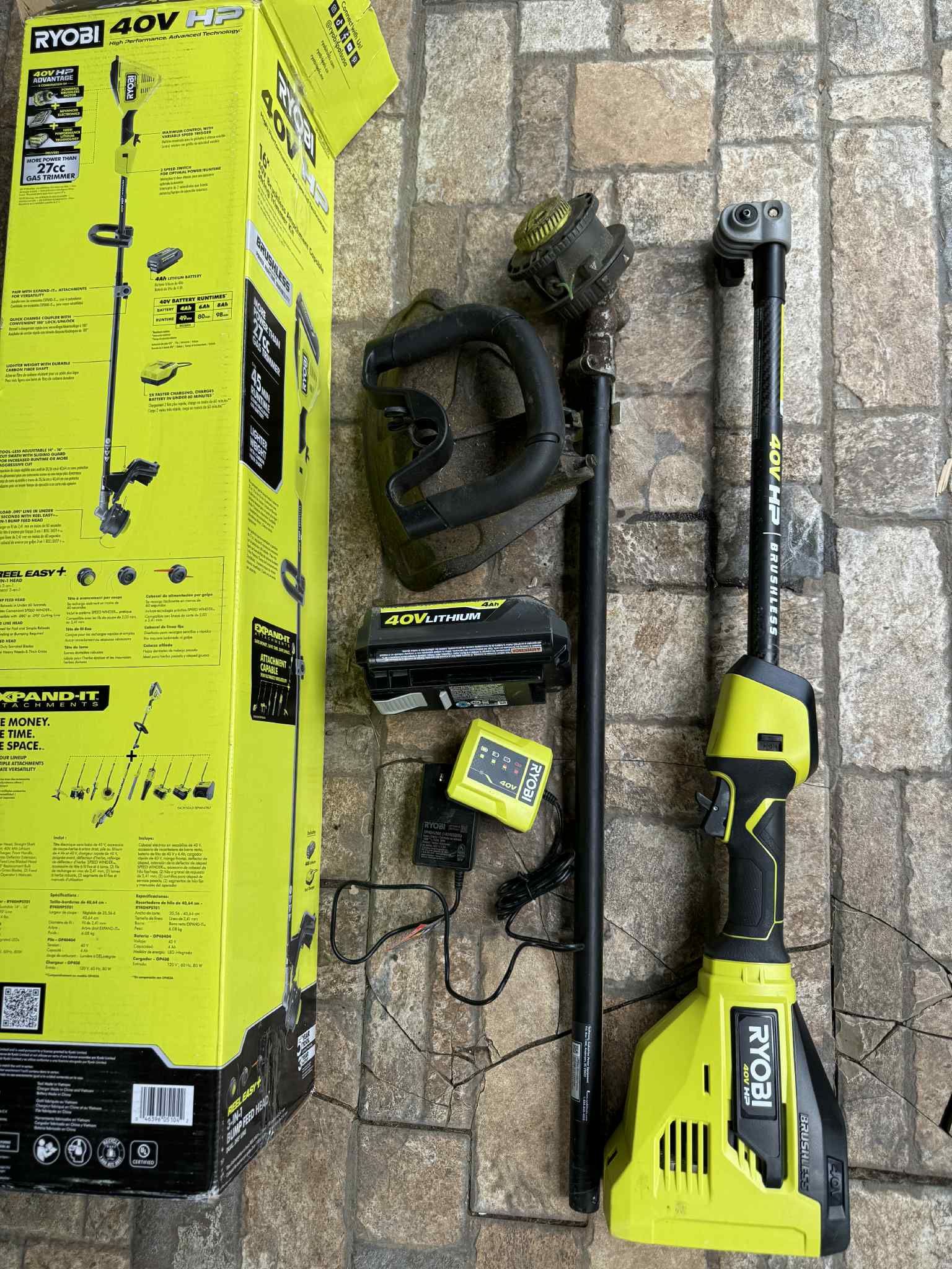 RYOBI 40V HP Brushless 16 Cordless Carbon Fiber Shaft