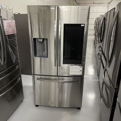 French Door Bottom Freezer Smart Hub Fridge New 