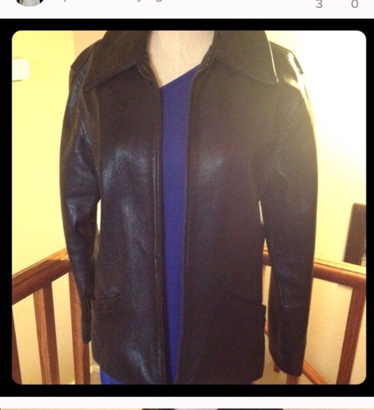 Women's Large Leather Jacket