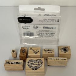 Jen Hadfield Handmade Stamp Set