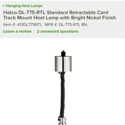 Food WARMING LAMP - New