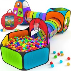 Kids Play Tunnels Set