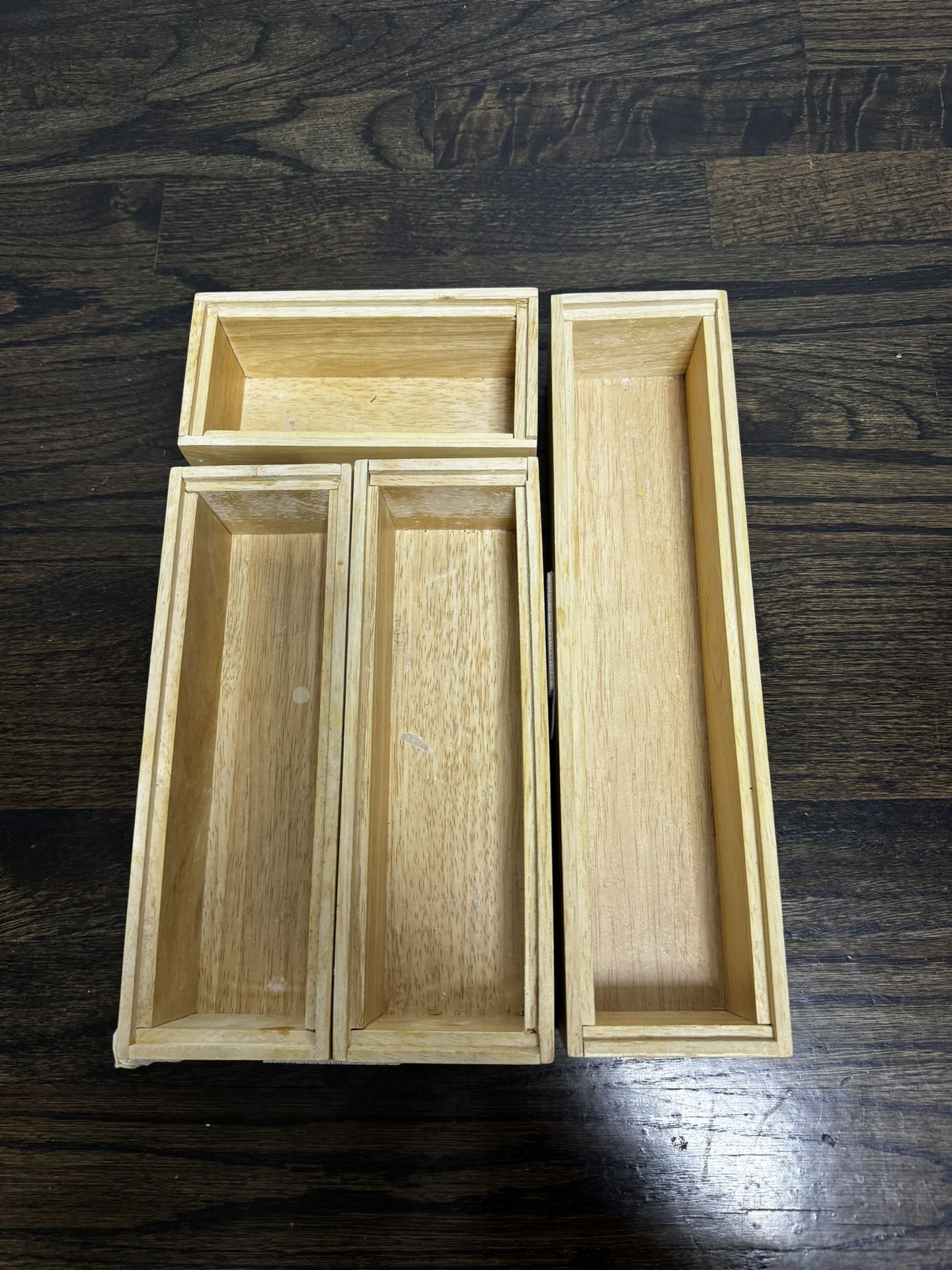 Bed Bath & Beyond Wooden Drawer Organizers