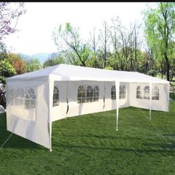 New In Box 10 ft. x 30 ft. White Canopy Heavy-Duty Gazebo