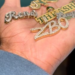 Custom Name Pendants 