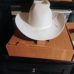 Vintage white bailey dura felt cowboy hat