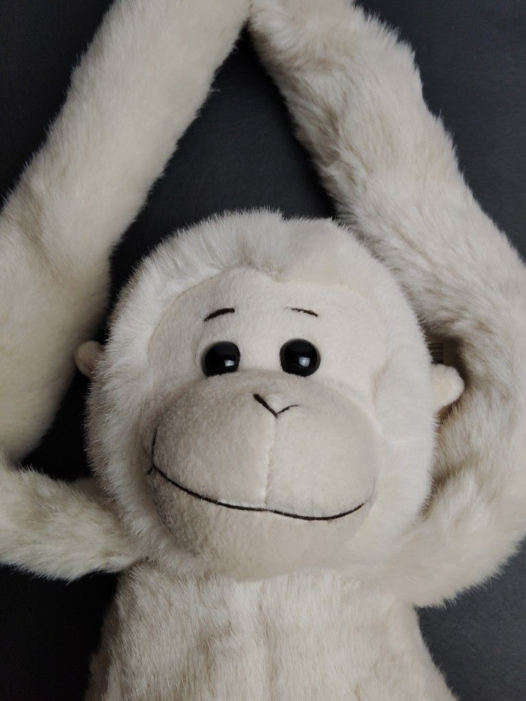 Hanging Monkey 28" Beige by Fiesta Stuffed Animal Plush Toy with Tags