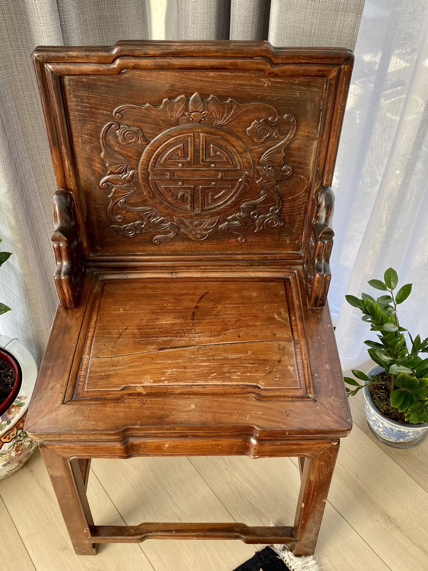 19th Century Antique Chinese Officials Chair