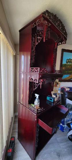 3 tier Chinese style alter / cabinet