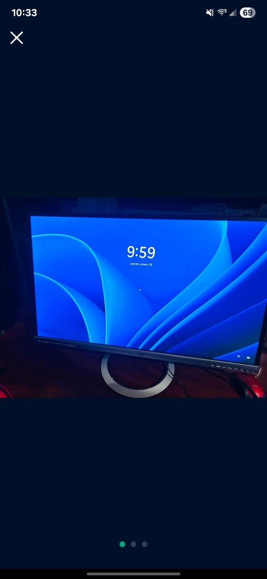 ASUS MX279 27 inch Monitor IPS LCD HDMI Stereo speakers Designo LED