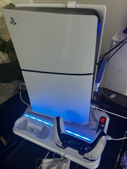 PS5 Disc Edition + Controller + Charging Station + Spider-Man 2