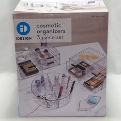 IDESIGN 3-Piece Cosmetic Organizer Set