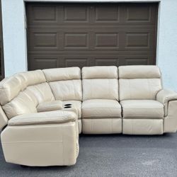 Sofa/Couch Sectional - Recliners - Cream - Delivery Available 🚛