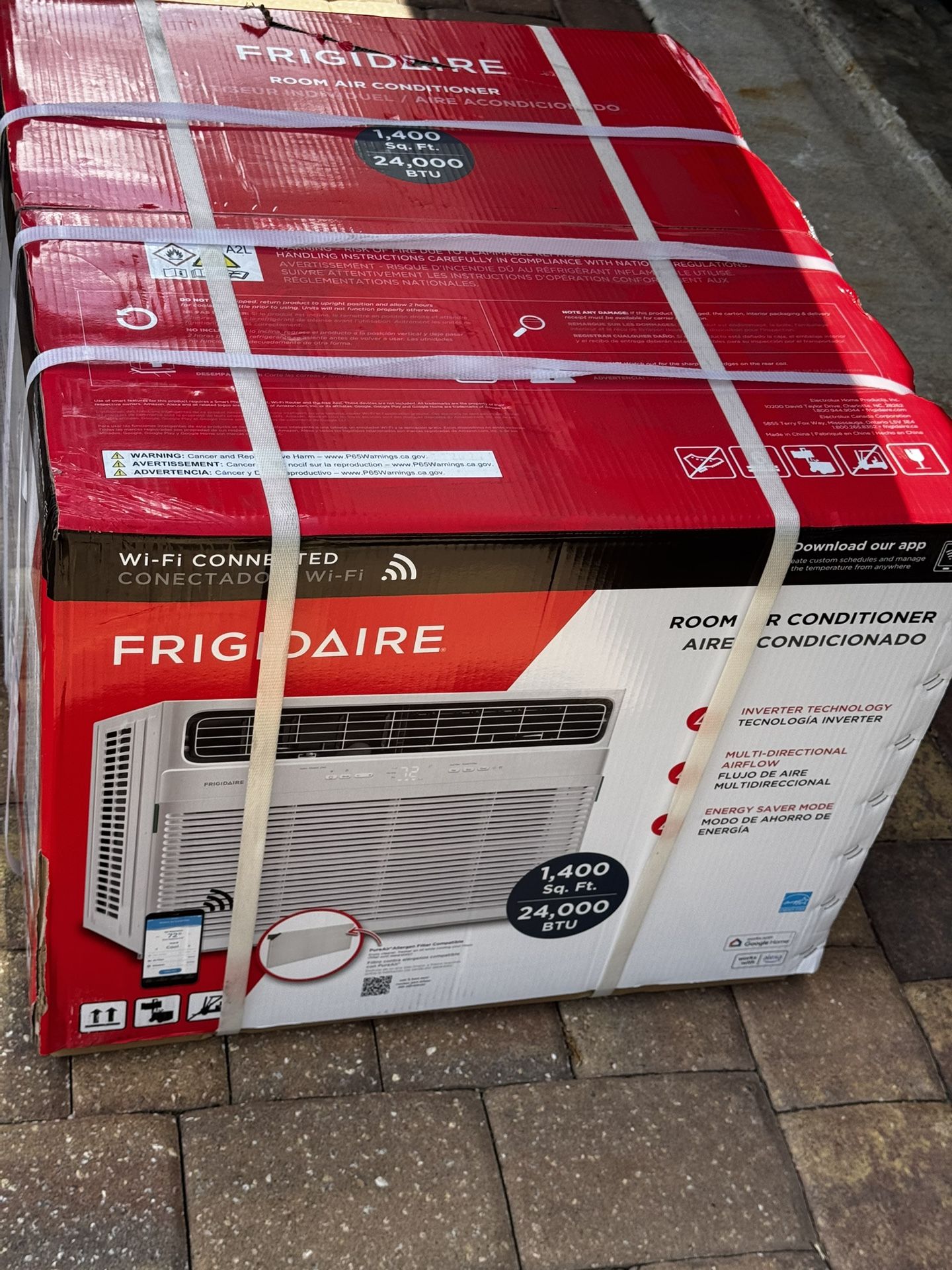 New 24,000 BTU Frigidaire Air Conditioner