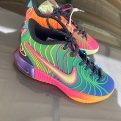 LeBron XXI (21)  Multicolor Edition  Size 4