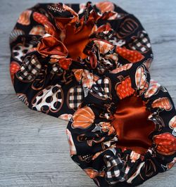 Seasonal Satin Handmade Hair Bonnets 