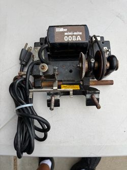 ILCO Mini-Mite 008A Key Cutter Duplicating Machine Locksmith Vintage WORKS GREAT