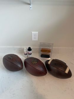 Wilson NFL Football Lot with Prep Kit