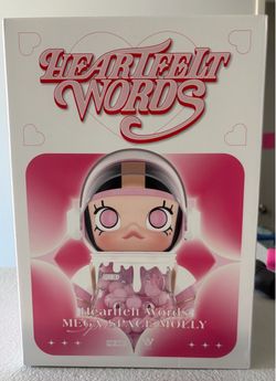 Pop Mart Heartfelt Words Mega Space Molly Figure