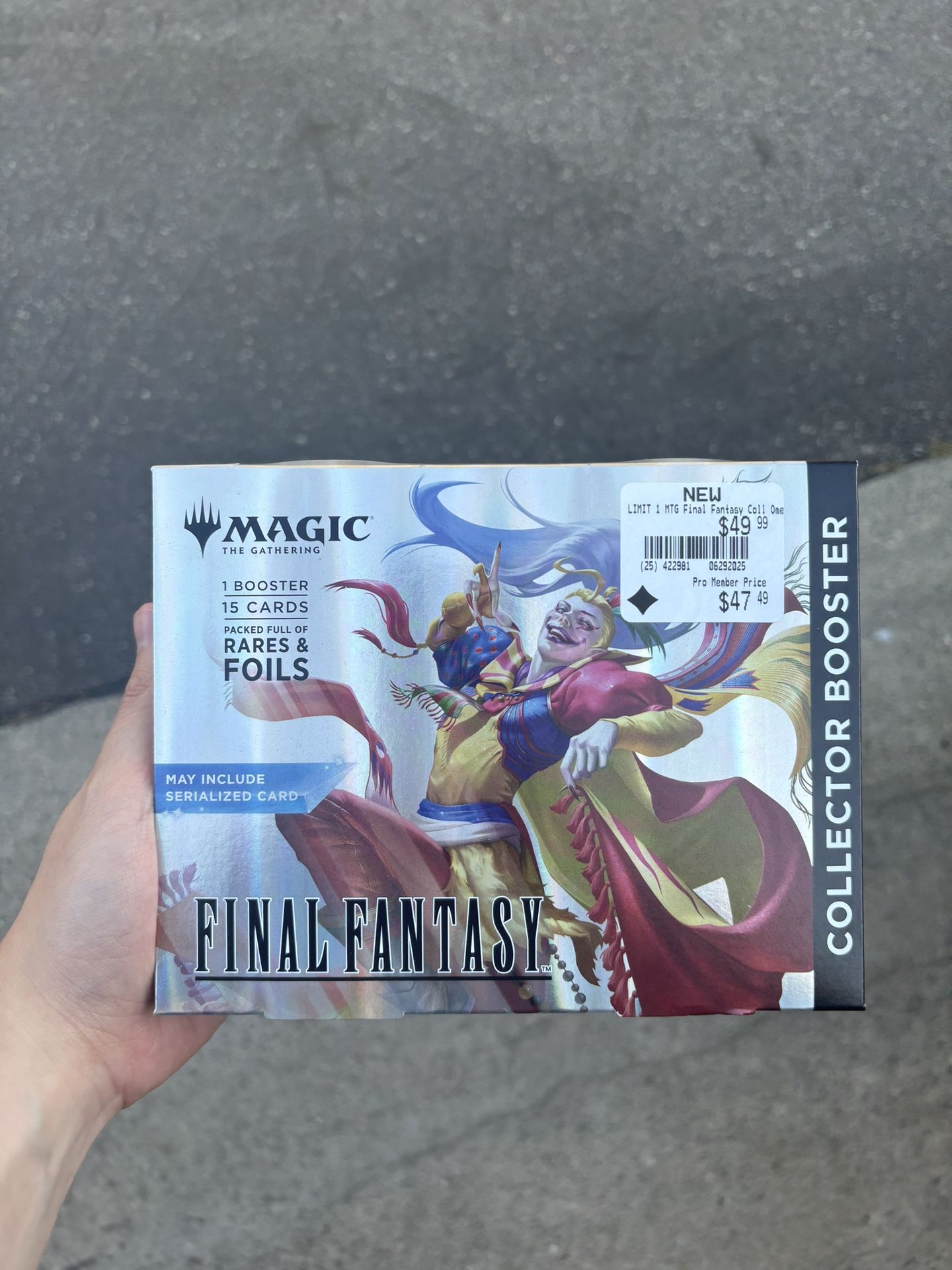 Magic: The Gathering Final Fantasy Collector Booster Pack Omega Box