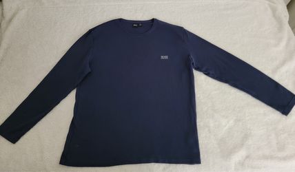 Hugo Boss Navy Long Sleeve T-Shirt