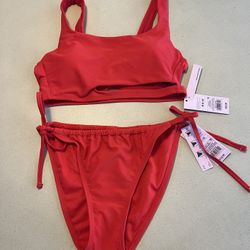 New Red 2-Piece Bikini Set - NWT