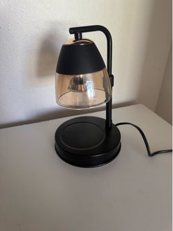Black Dimmable Candle Warmer Lamp with Timer