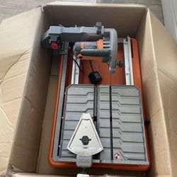 Ridgid 7 In Wet Tile Saw 
