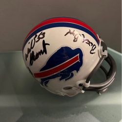 Buffalo Bills Mini Helmet Signed! 
